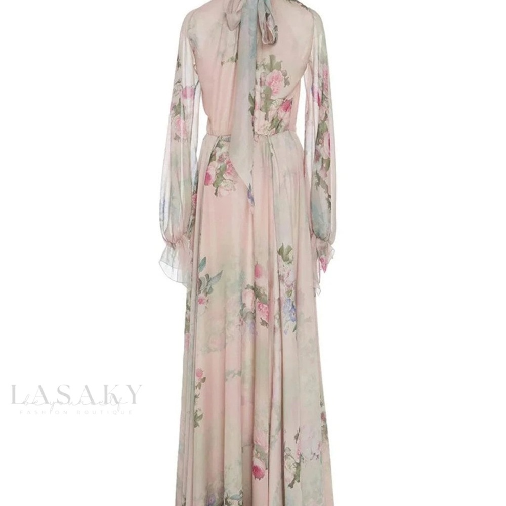 Elegant Floral Maxi Dress
